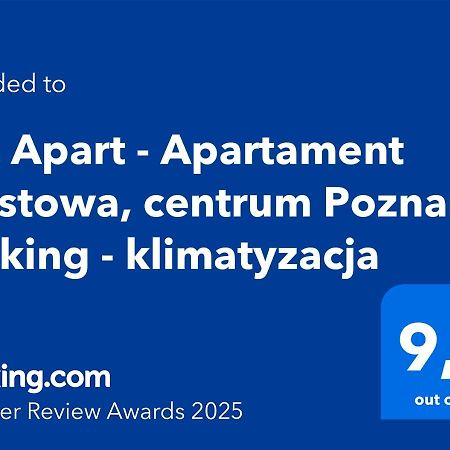 RiC Apart - Apartament Mostowa, centrum Poznań - parking - klimatyzacja Bagian luar foto